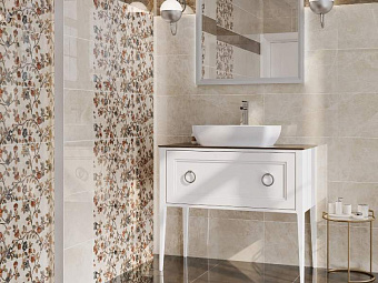 Настенная плитка KERAMA MARAZZI 13064R беж светлый обрезной 30х89,5см 1,34кв.м. глянцевая