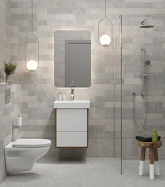 Бордюр KERAMA MARAZZI Борго PFI002 серый матовый 2х28,5см 0,288кв.м.