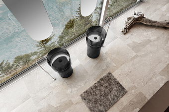 Раковина напольная Abber KRISTALL AT2701Onyx 45х45см