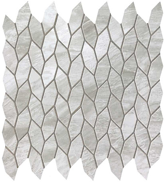 Керамическая мозаика Atlas Concord Италия MARVEL STONE 9STB Bardiglio Grey Twist 30,5х30,5см 0,558кв.м.