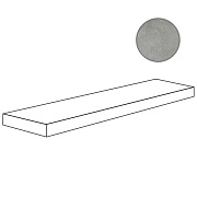 Плитка для ступеней ABK Atlantis PF60006516 Angolare Top Sx Grey Ret 120х32см 0,384кв.м. матовая