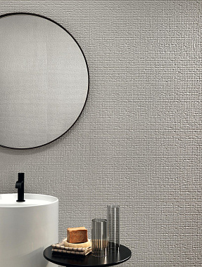 Настенная плитка Atlas Concord Италия 3D Wall A570 Carve Squares Pearl 40х80см 1,28кв.м. матовая