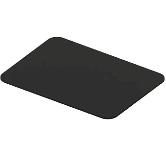 Полочка для консоли ArtCeram TFC003 17 00 nero matt