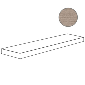 Плитка для ступеней ABK Crossroad Wood PF60001308 Ang.Top Sx Tan 120х32см 0,384кв.м. матовая/противоскользящая