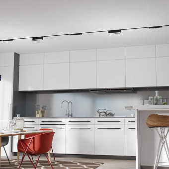 Трековый светильник Novotech SMAL 359242 12Вт LED чёрный для низковольтного трека