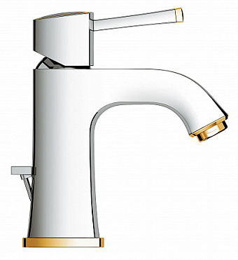 Смеситель для раковины GROHE Grandera 23303IG0 золото/хром