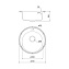 Мойка кухонная IDDIS Basic BAS51S0i77 51х51см сатин
