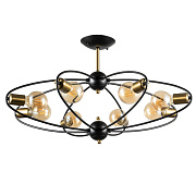 Люстра Arte Lamp GLASGOW A1963PL-8BK 40Вт 8 лампочек E27