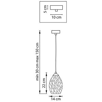 Светильник подвесной Lightstar Erbareo 799014 40Вт E27