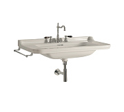 Раковина подвесная Kerasan Waldorf 4141K1bi/cr*3 80х55см
