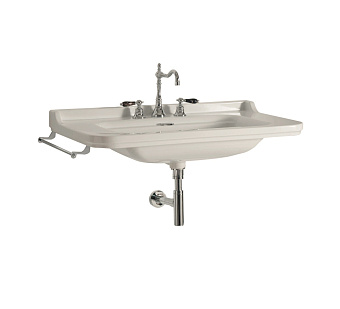 Раковина подвесная Kerasan Waldorf 4141K1bi/cr*3 80х55см