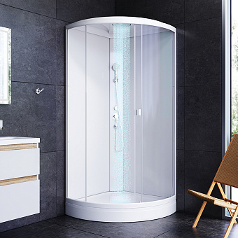 Душевая кабина AM-PM X-Joy W88C-301-090WT64 90х90х205см стекло прозрачное