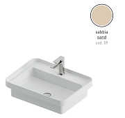 Раковина встраиваемая сверху ArtCeram Fuori Scala TFL034 59 00 60,5х45,5см