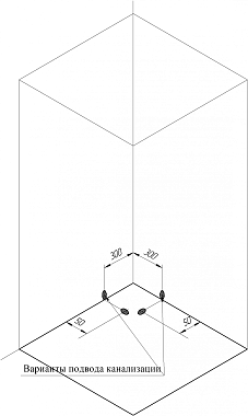 Угловое ограждение RADOMIR Верчелли 1-03-1-1-0-0121 198х84см стекло матовое