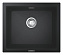 Мойка кухонная GROHE K700U 31654AP0 53,3х45,7см чёрный матовый