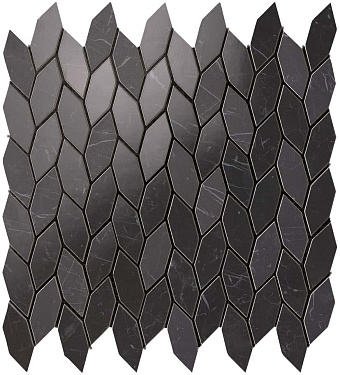 Керамическая мозаика Atlas Concord Италия MARVEL STONE 9STN Nero Marquina Twist 30,5х30,5см 0,558кв.м.
