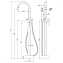 Смеситель для ванны Abber Wasser Kreis AF8116 хром