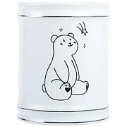 Стакан в ванную FIXSEN Teddy FX-600-3 Белый/чёрный