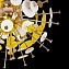 Светильник потолочный Loft It Avenir 10137/600C Gold 45Вт G9