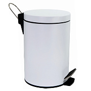 Мусорное ведро WASSERKRAFT K-635WHITE белый 5л с педалью