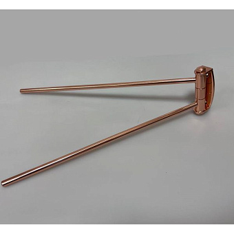 Полотенцедержатель Stil Haus Hashi HS16(17) розовое золото 33см
