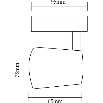 Трековый светильник Arte Lamp ATILLO A2315PL-1WH 15Вт LED COB прозрачный для однофазного трека
