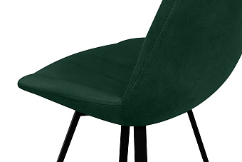 Кухонный стул поворотный AERO 45х52х87см велюр/сталь Dark Green