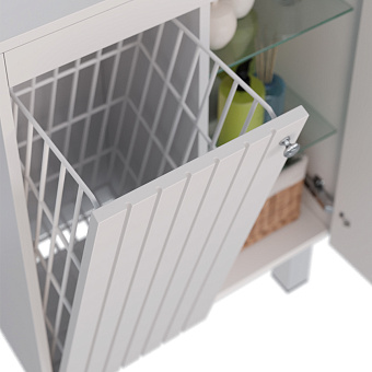 Шкаф подвесной LEMARK Romance LM07R35N-SH 33х60,1х75см белый