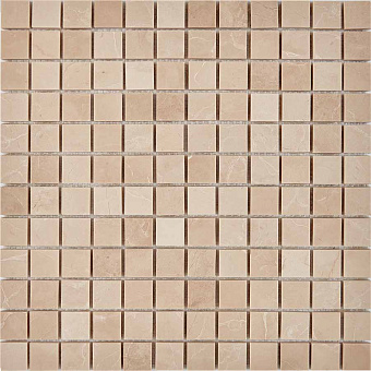 Мозаика PIXEL Каменная PIX227 Crema Nova мрамор 30х30см 0,9кв.м.