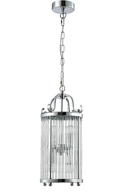 Светильник подвесной CRYSTAL LUX TADEO TADEO SP4 D200 CHROME/TRANSPARENTE 160Вт E14