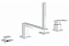 Смеситель для ванны GROHE Eurocube 19897001 хром