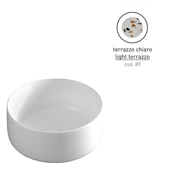 Раковина накладная ArtCeram Cognac COL004 89 00 35х35см