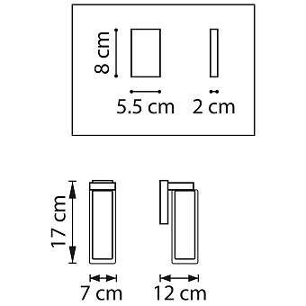 Бра Lightstar Cilino 756617 40Вт GU10