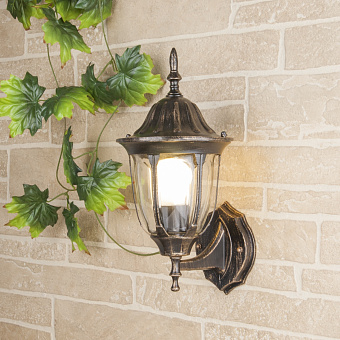 Светильник ландшафтный Elektrostandard Feliz a033706 GL 1002U 60Вт IP44 E27 чёрное золото