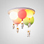 Светильник потолочный ImperiumLOFT Mercury 208176-23 350Вт E27