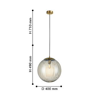Светильник подвесной Favourite SEVERUS 2653-1P 60Вт E27