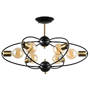 Люстра потолочная Arte Lamp GLASGOW A1963PL-6BK 40Вт 6 лампочек E27