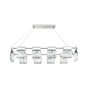 Люстра хрустальная Newport 4200 4210/C chrome 60Вт 10 лампочек E14