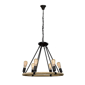 Люстра подвесная Loft It Rope Filament Loft1861/6 240Вт 6 лампочек E27