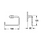 Полотенцедержатель GROHE Essentials Cube 40510001 хром 18,8см