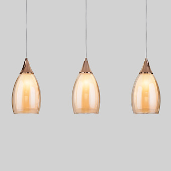 Светильник подвесной Eurosvet Cosmic 50285/3 золото 15Вт E14