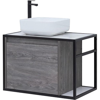 Тумба под раковину подвесная AQUANET Nova Lite Loft 261654 44х75х51,8см