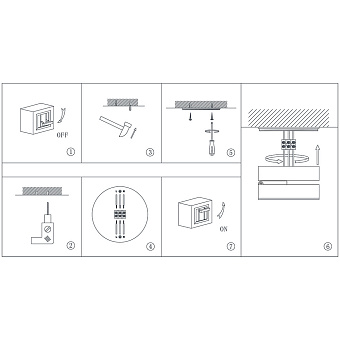 Светильник точечный накладной Maytoni Magic C022CL-L12B4K 12Вт LED