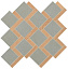 Керамическая мозаика Atlas Concord Италия NID AAOJ Nid Natural Mosaico Domino 29,7х30,6см 0,55кв.м.