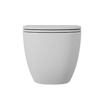 Унитаз подвесной D&K DT1396516 безободковый с микролифтом
