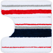 Коврик для ванной FIXSEN Tomy FX-5010U 45х45см Белый/красный