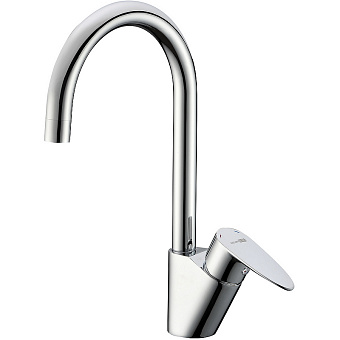 Смеситель для кухни WASSERKRAFT Leine 3507 поворотный излив хром