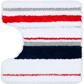 Коврик для ванной FIXSEN Tomy FX-5010U 45х45см Белый/красный