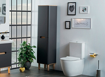 Пенал подвесной VITRA Sento 60856 35х40х158см антрацит