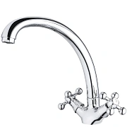 Смеситель для кухни Maxonor MN4719 поворотный излив хром